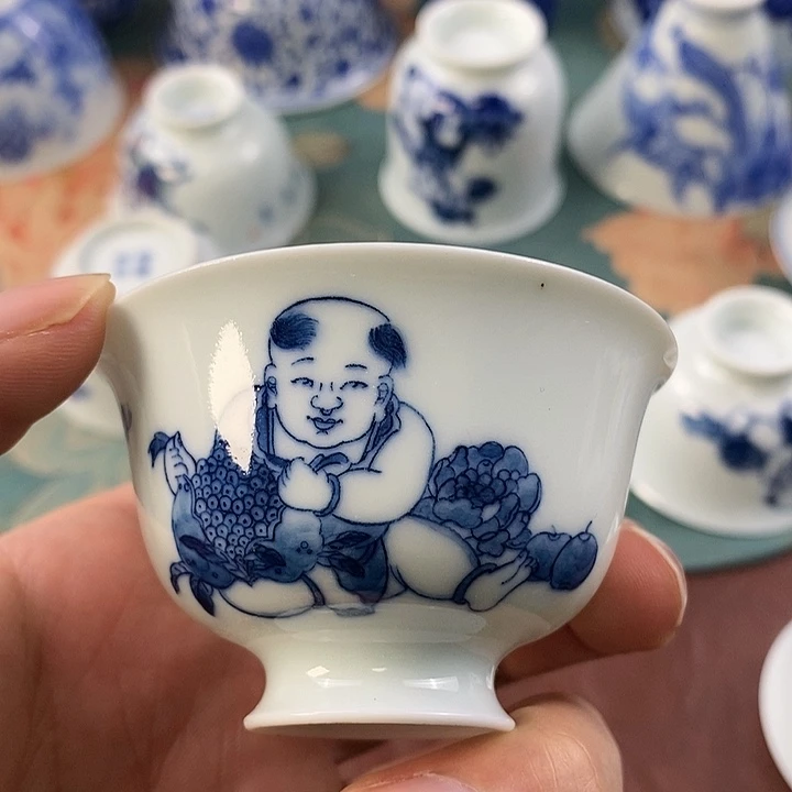 杯现代景德镇全手工全手绘茶具168888
