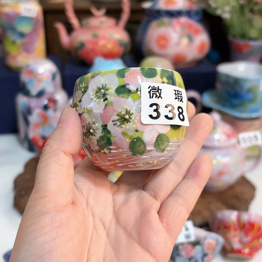 景德镇手绘高温釉下彩陶瓷茶具