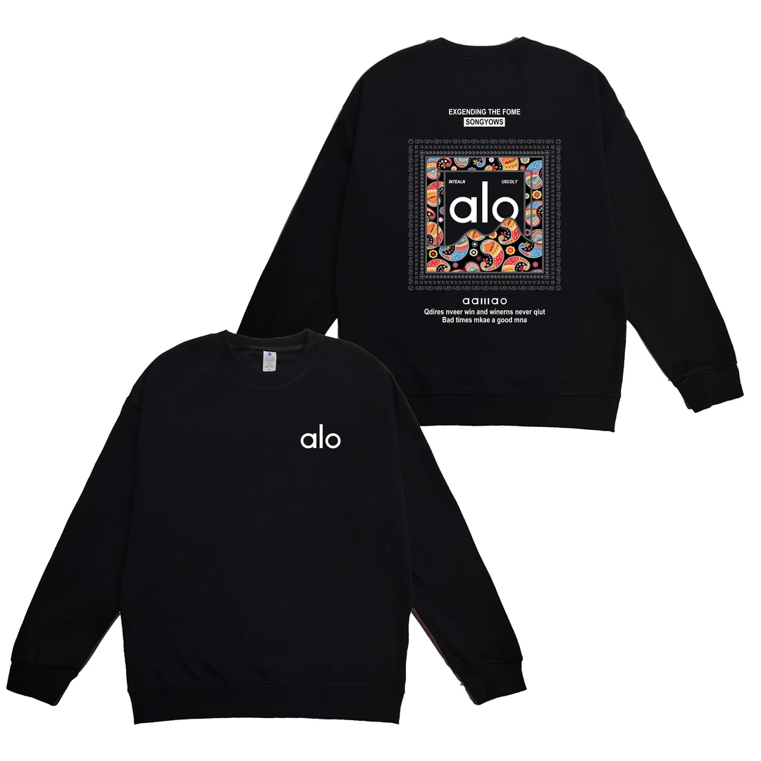 【7A抗菌】套头拼接秋冬圆领宽松型卫衣休闲套头衫中性风