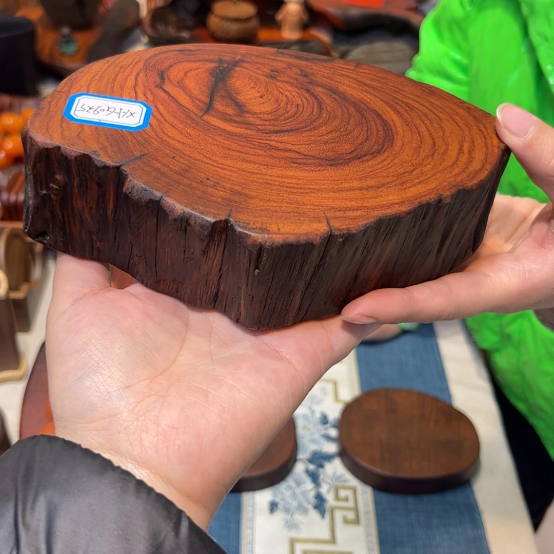 菜*黄老挝酸枝壶茶底座