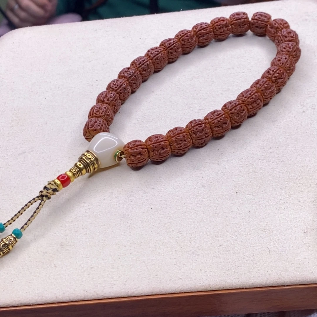 金刚菩提手串龙切盘龙尺寸11.5