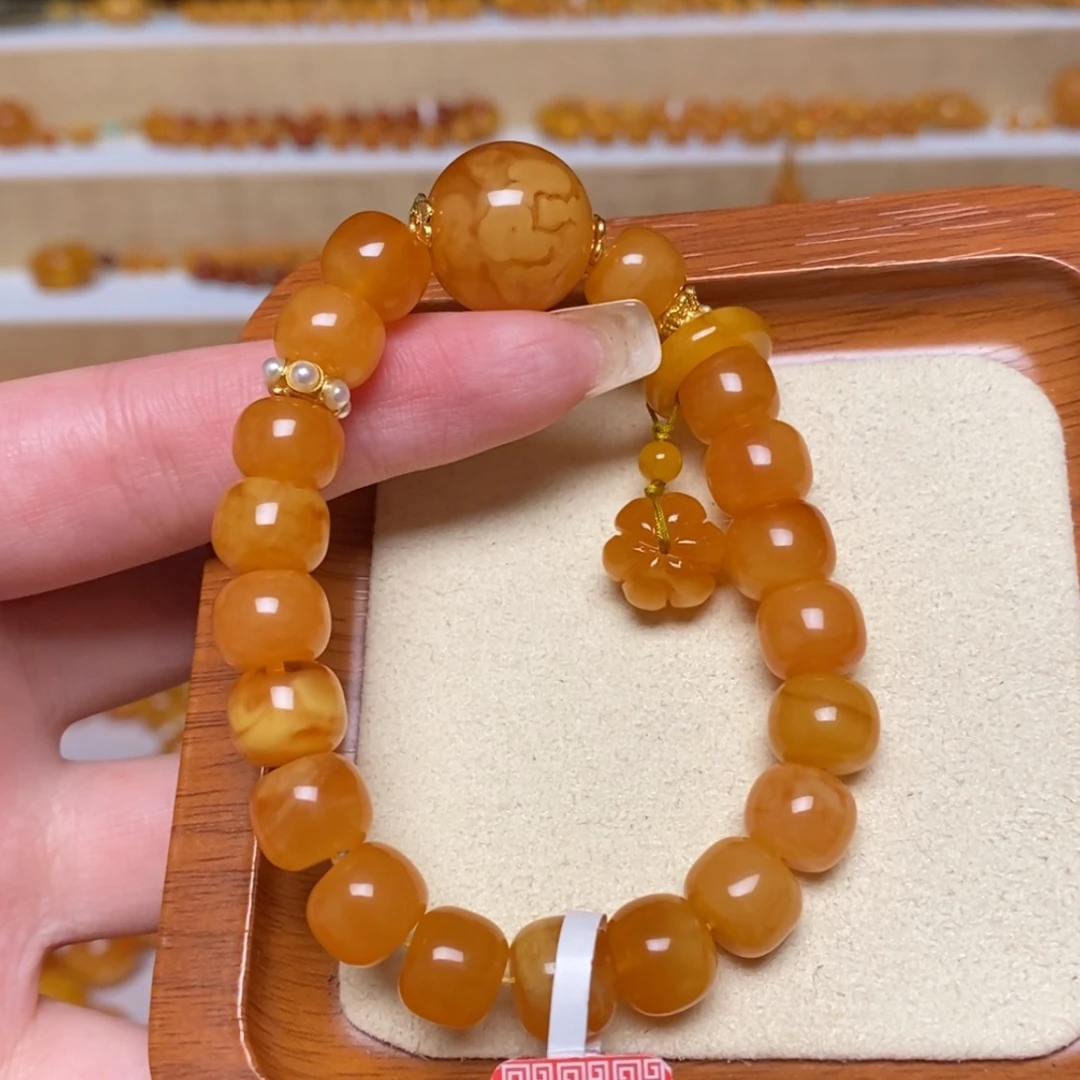 【闪购商品】未镶嵌蜜蜡手链手串