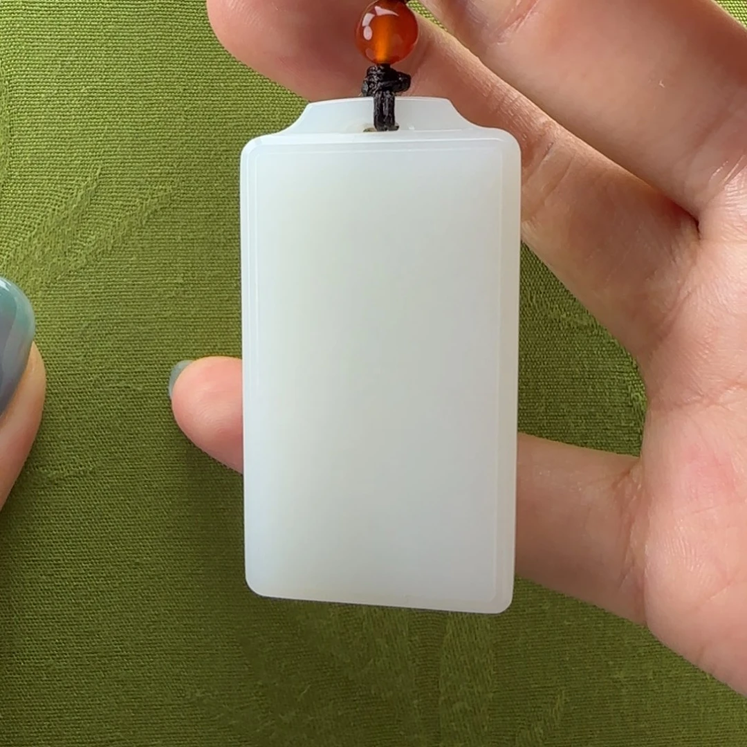 和田玉颈饰未镶嵌芭莎料