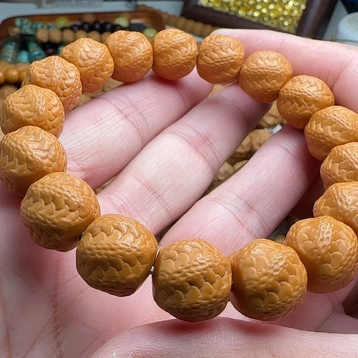 猴头核桃手串全品龙炎大灵蛇尺寸14+mm