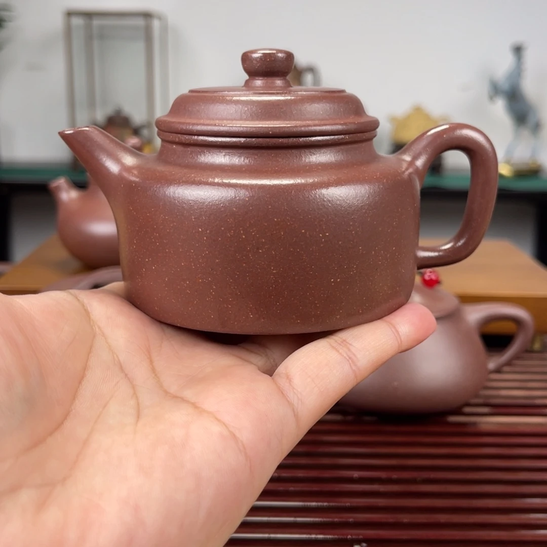 茶壶紫砂200毫升全手工底槽青剑流德钟