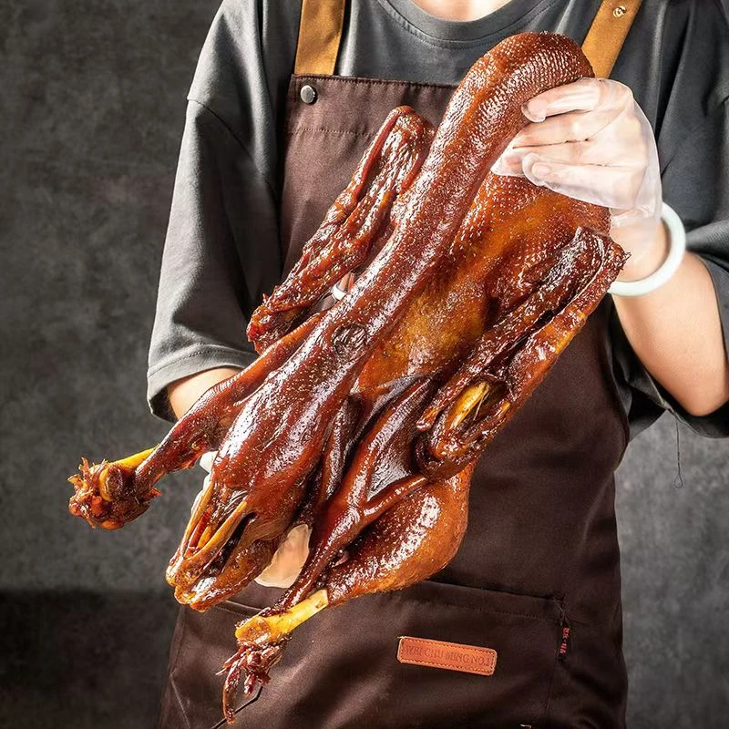 正宗广式碌鹅卤鹅带鹅掌鹅翅新鲜现碌冷链真空包邮【4-4.5斤】