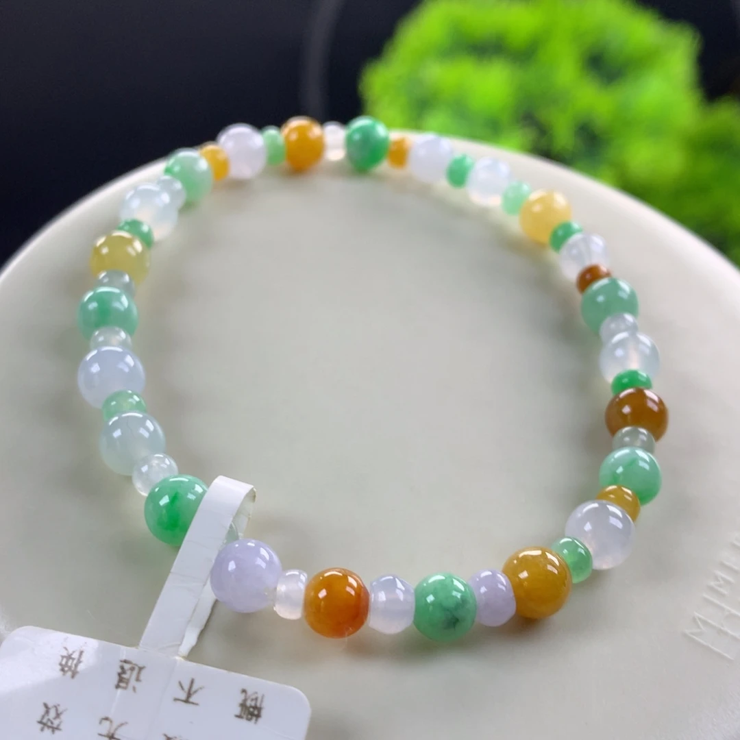 翡翠未镶嵌手链卡3～6