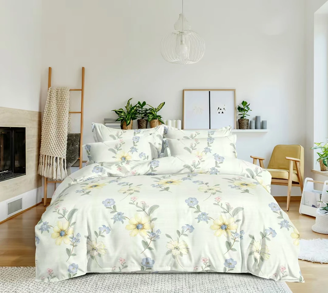 【清新花蔓】夏季水洗速干四件套不起球不易掉色舒适透气