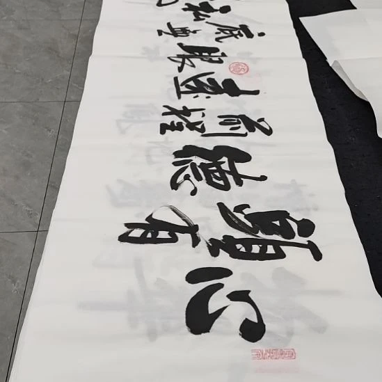 翰墨白武坤老师作品一副