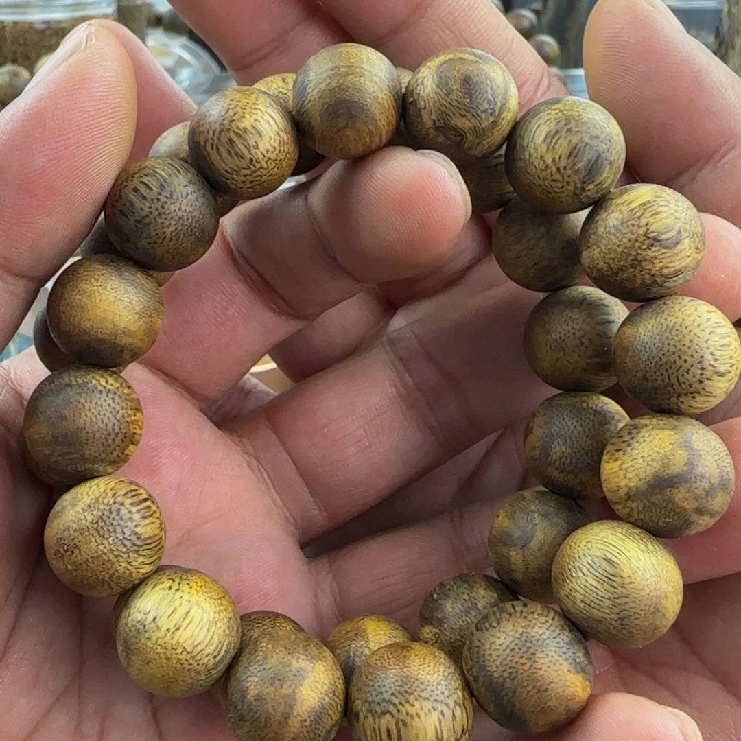 沉香手串卡1.4圆珠单圈多样性发一