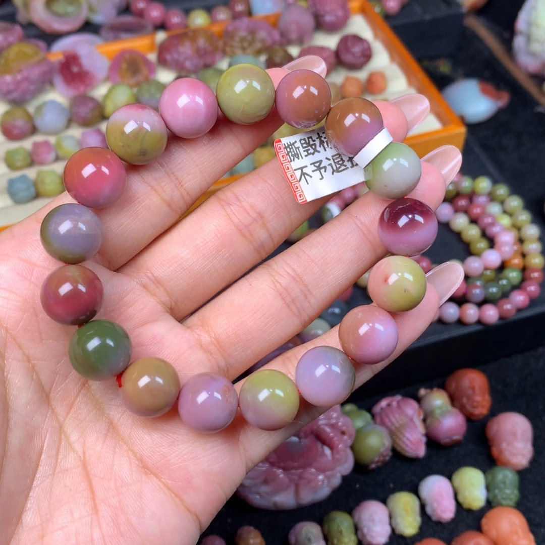 玛瑙/玉髓未镶嵌手链12+