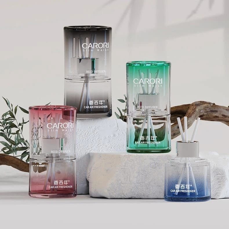 可乐罐藤条汽车载花香车用香薰高档杯架香膏除异味持久香氛香水