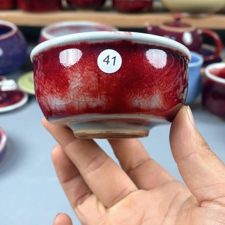 瓷片纯手工制作……