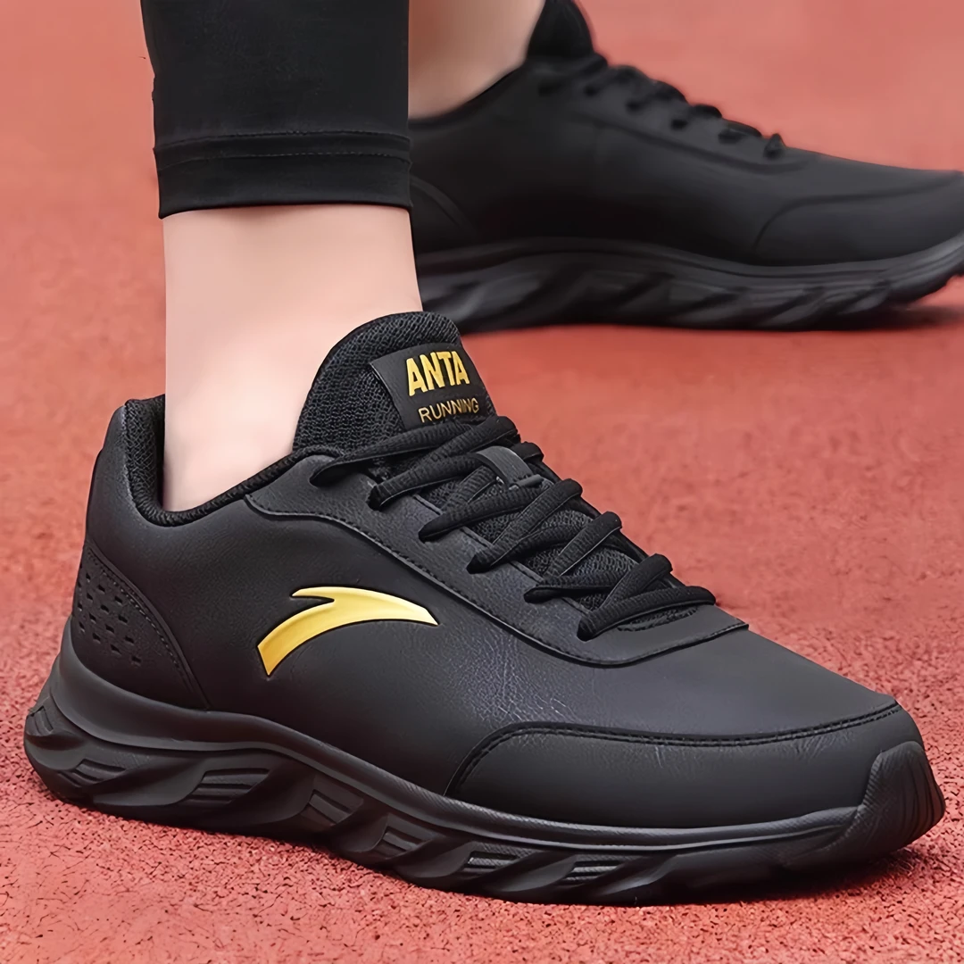 安断码踏清仓男鞋跑步鞋子2025新款秋冬皮面防泼水休闲鞋运动鞋男