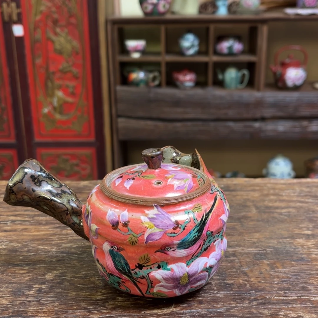 柴烧手工手绘陶瓷