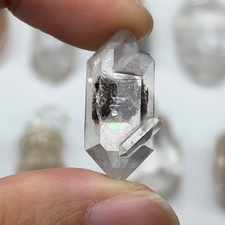 颈饰未镶嵌水晶彩虹糖心共生指纹闪灵钻28mm+