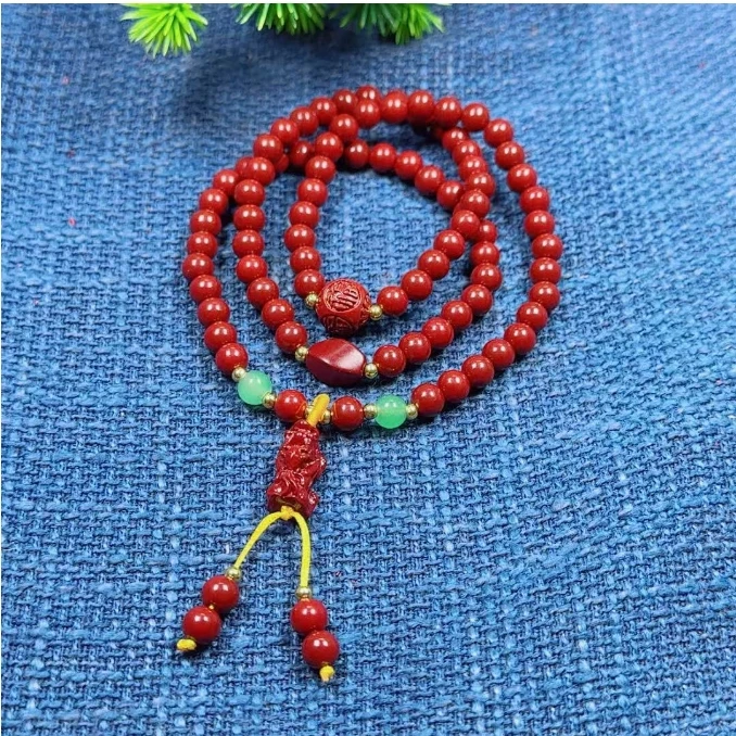 非金属珐琅手链 绯韵祥瑞 绕三圈手链