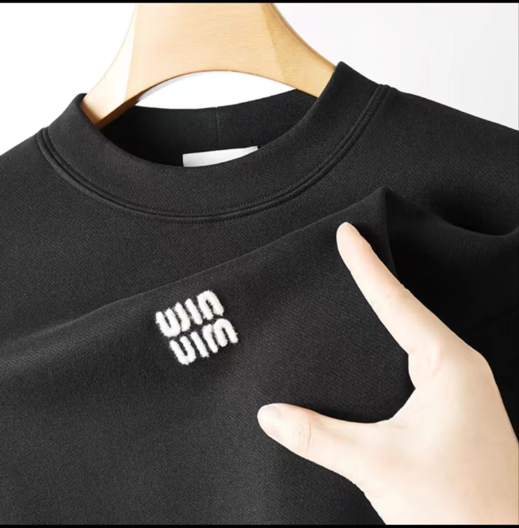 C545#时尚休闲字母刺绣卫衣（3XL.100~140斤）