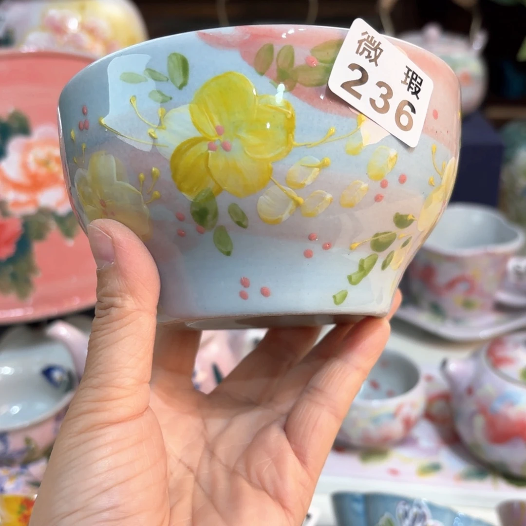 景德镇手绘高温釉下彩陶瓷茶具