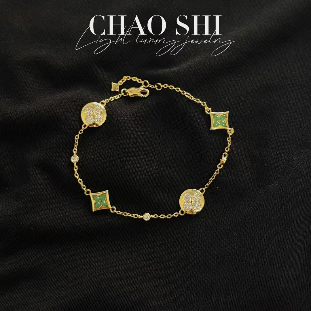 铜合金手链 轻奢高级感手链7153