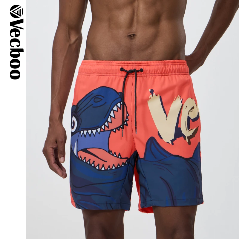 Vecboo印花运动短裤男健身透气薄款宽松训练美式篮球短裤速干短裤