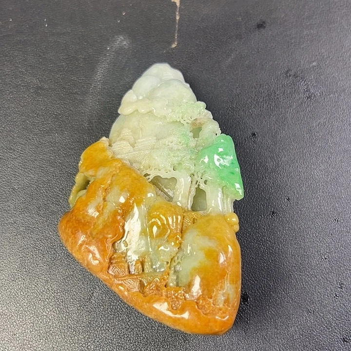 翡翠未镶嵌摆件缅甸翡翠