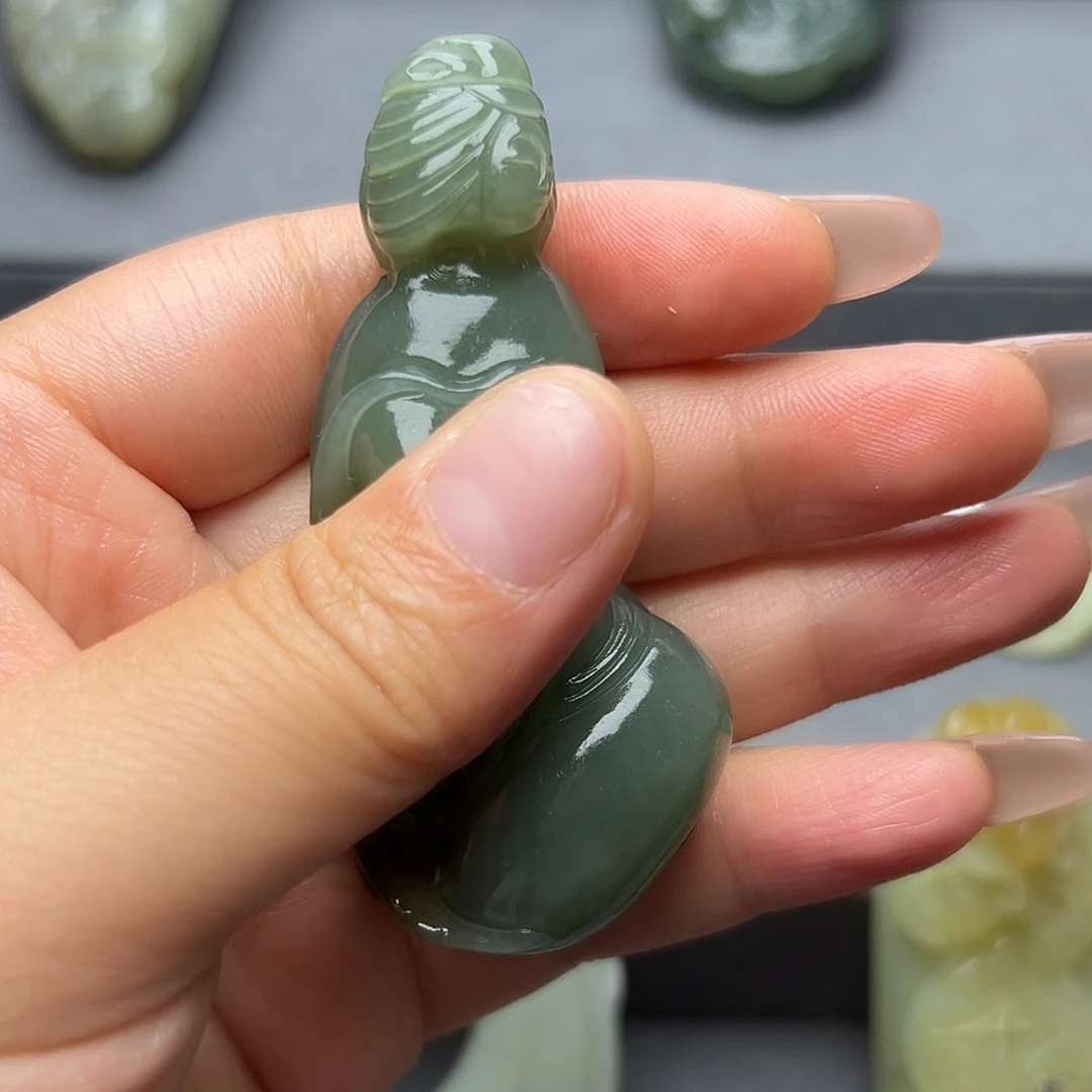 海****和田玉未镶嵌挂件