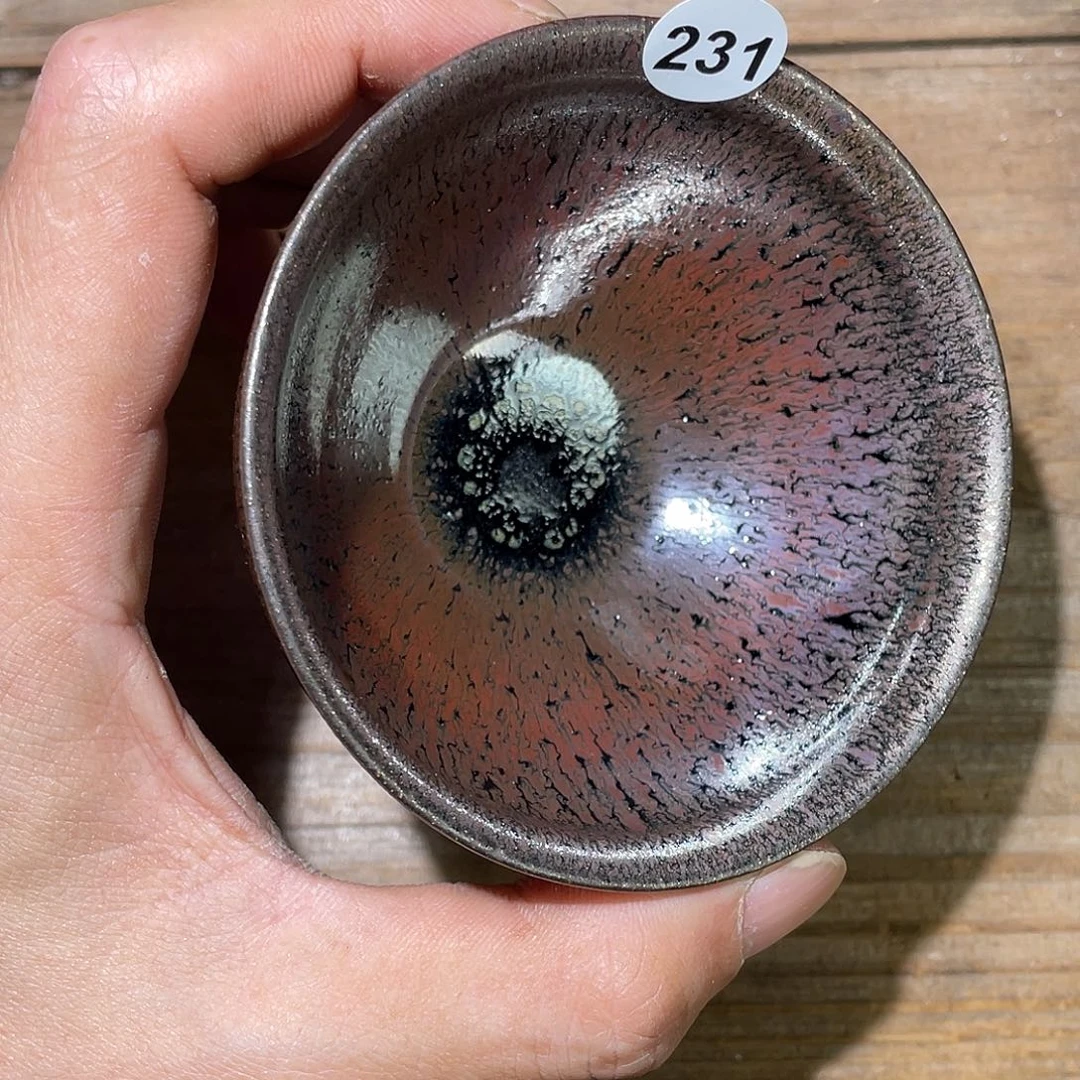 茶盏建窑建盏柴烧231