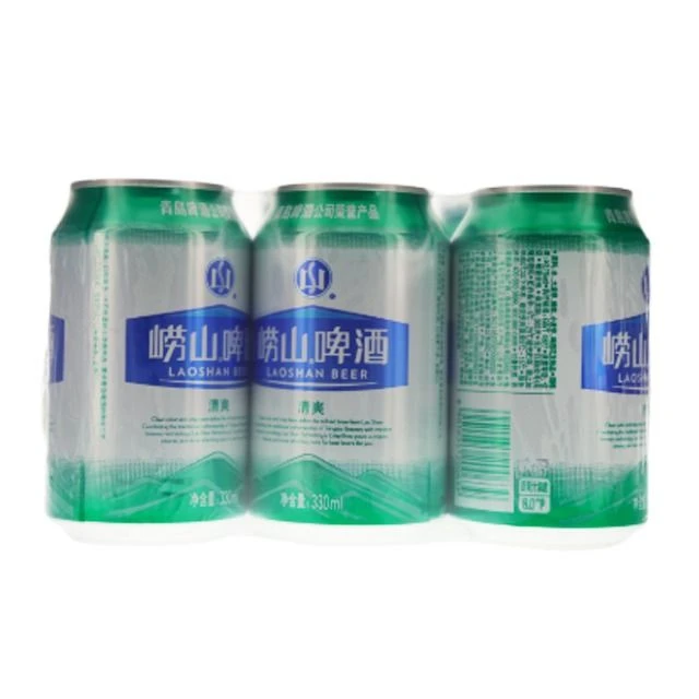 崂山清爽啤酒8度330ml*6听/组(未成年人请勿购买)