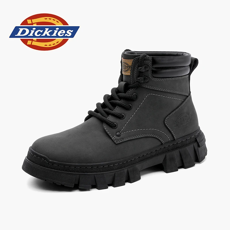 Dickies男鞋新款英伦风男士时尚休闲百搭黑色新款男士休闲马丁靴