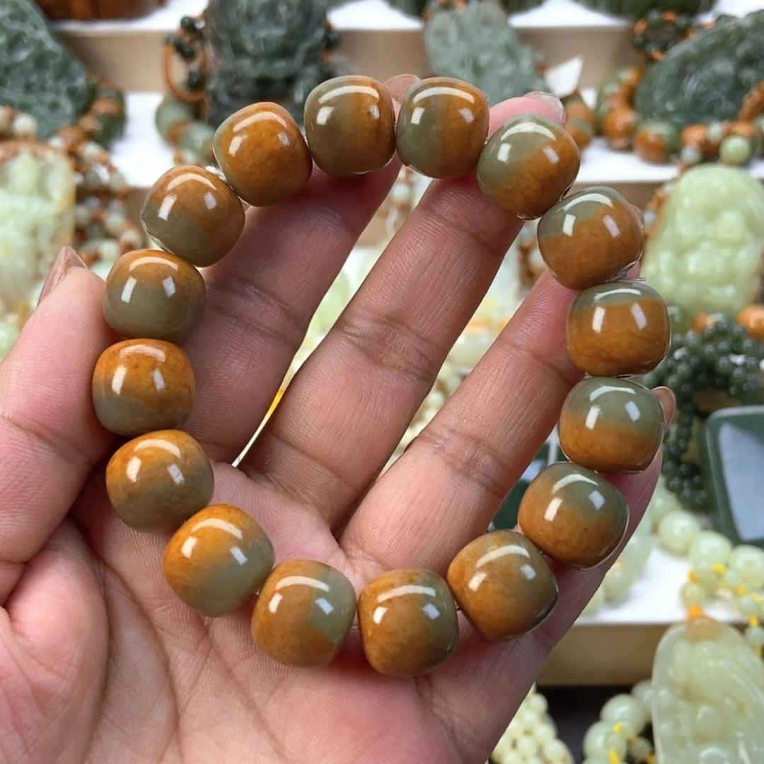 透闪石质玉手串未镶嵌