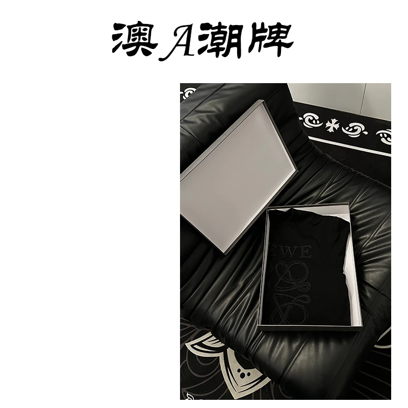 《15号链接》潮牌重磅纯棉宽松百搭时尚休闲短袖T恤男女同款25100