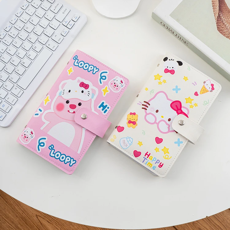 2025创意卡通现金存钱本可爱儿童存钱夹攒钱本存钱册收纳册防水~