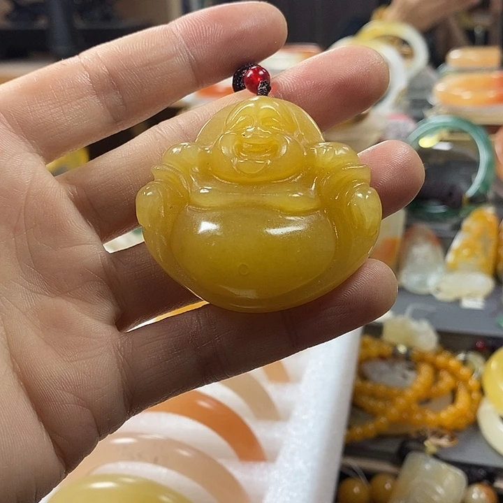 石英质玉（黄龙玉）合金手镯