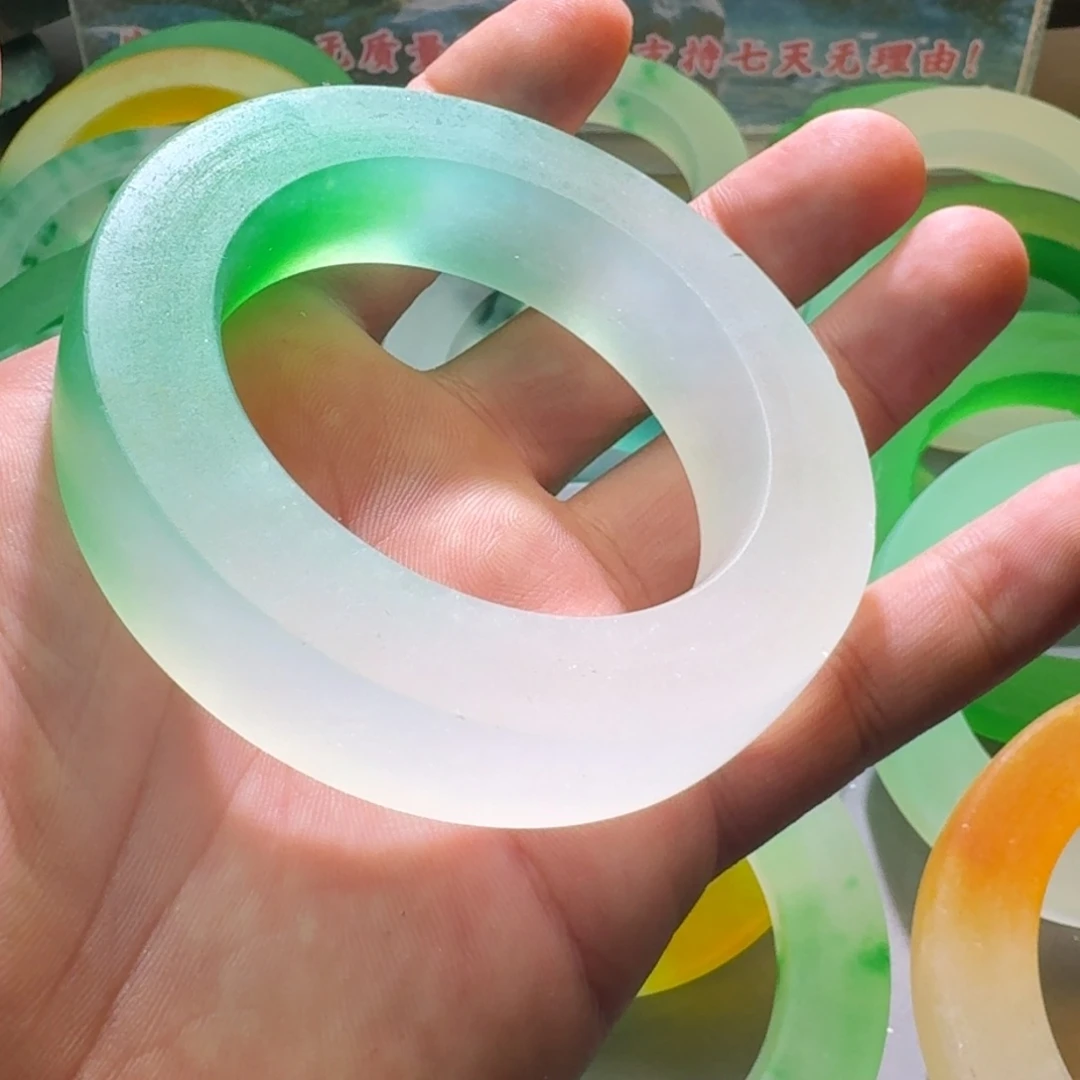 ～***～石英质手镯非洲翠石英岩玉手镯