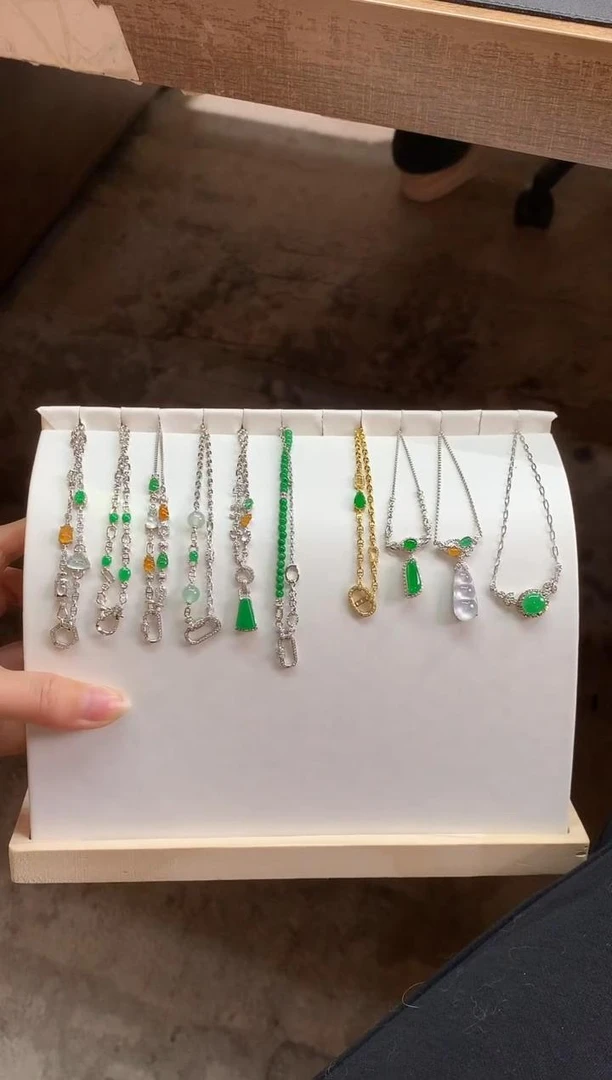 【彩虹盘】翡翠-18K金-多样性发一件-AL019|CXQ21