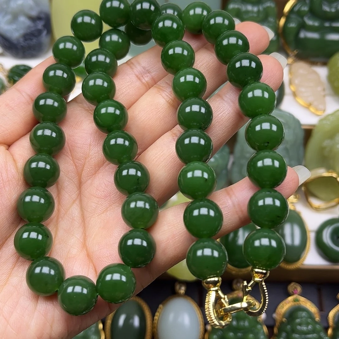 和田玉未镶嵌项链卡12