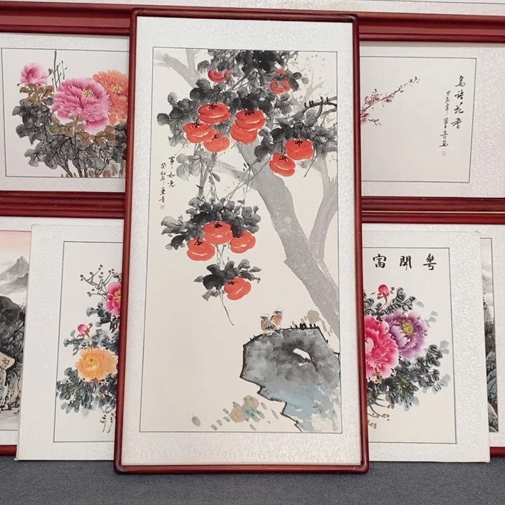国画165*85尺寸带框包邮送货