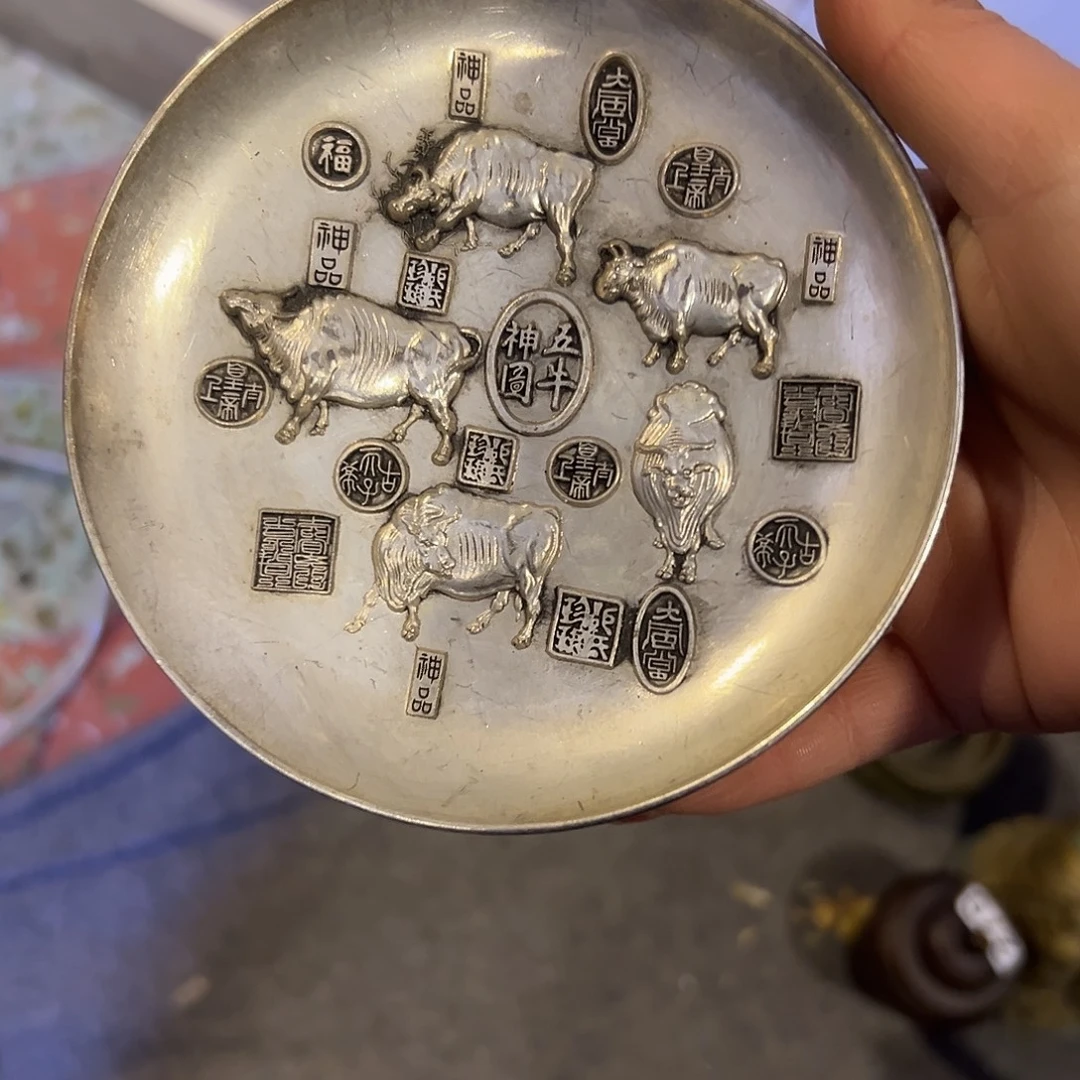 黄铜摆件，文房摆件