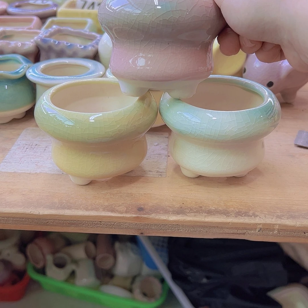 陶瓷花盆当场满12包邮