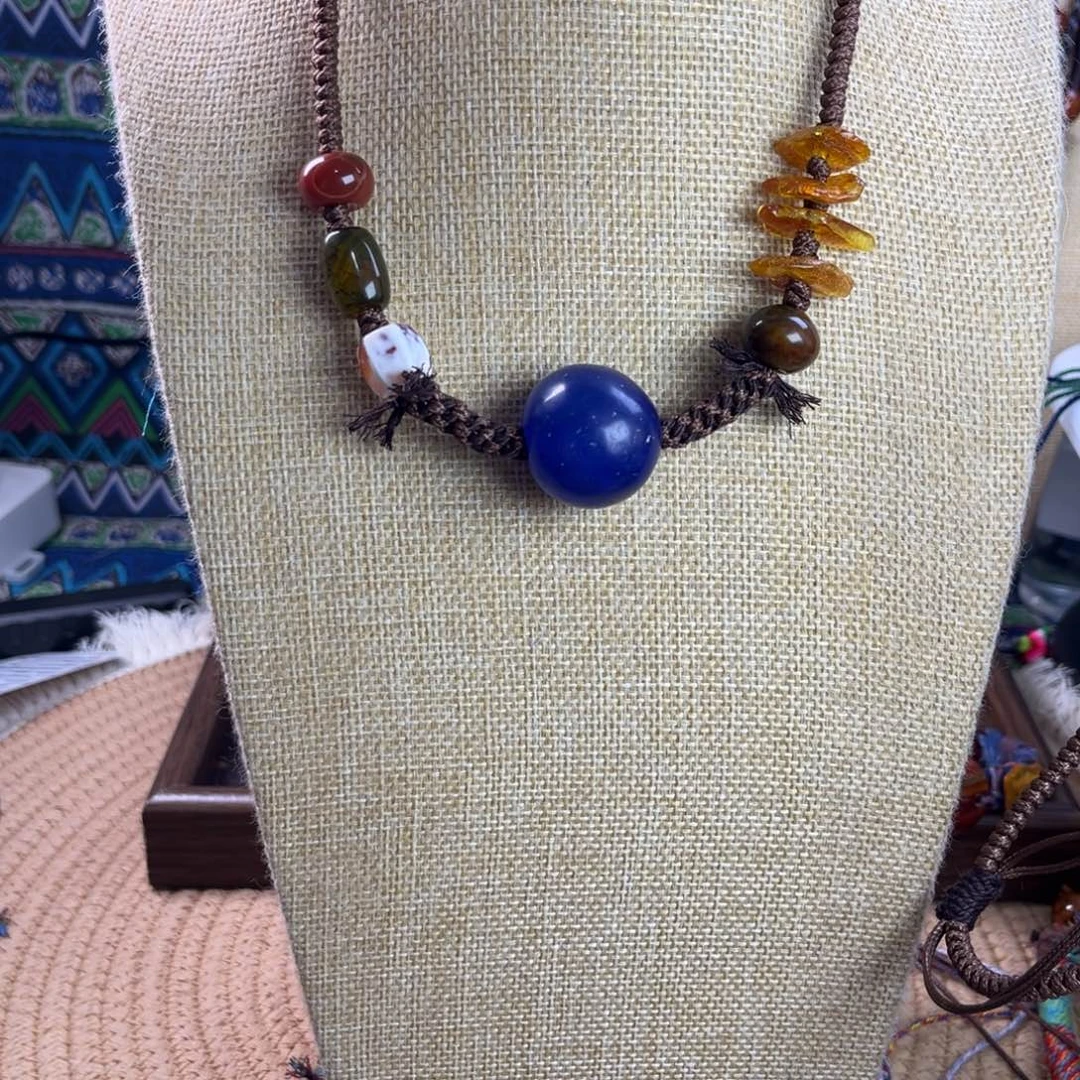 玛瑙/玉髓未镶嵌颈饰