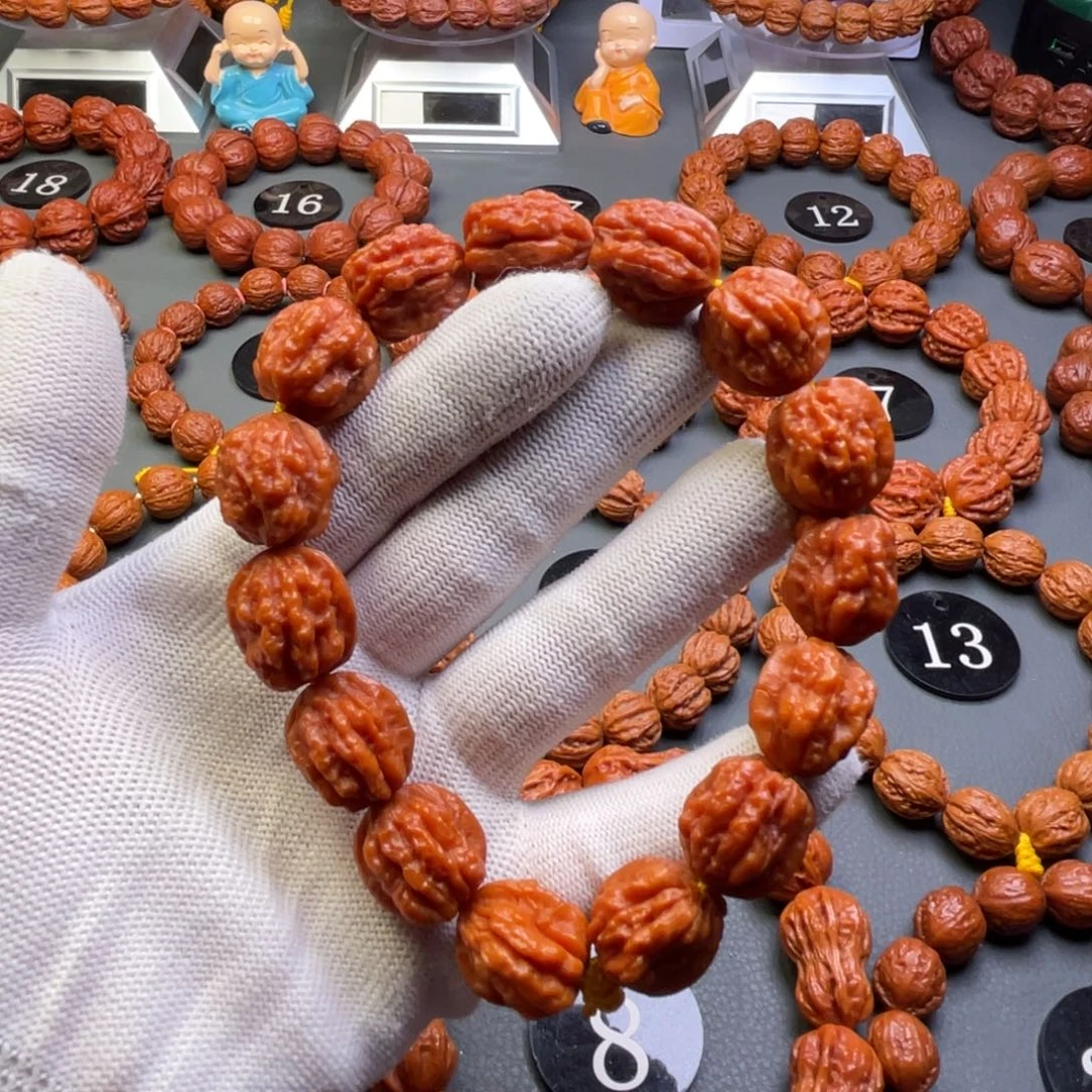 文玩核桃手串野生核桃异形嵩山蛤蟆头秋子手持