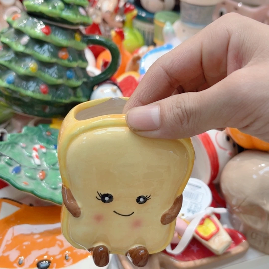 瓷片面包桶陶瓷陶瓷