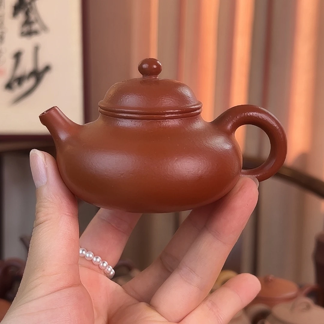 茶壶紫砂精品原矿 容天 朱泥 120cc