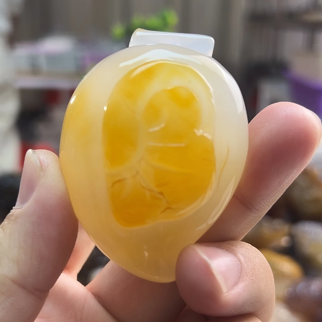 玛瑙/玉髓未镶嵌吊坠(不含链)