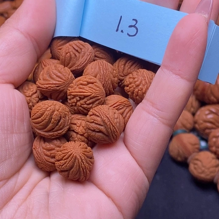 秦岭龙纹桃核18颗