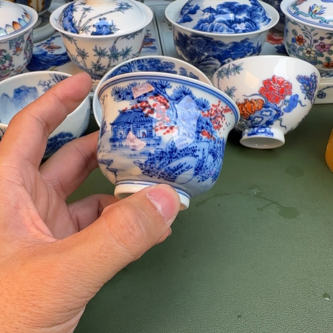 陶纯手工纯手绘茶具335