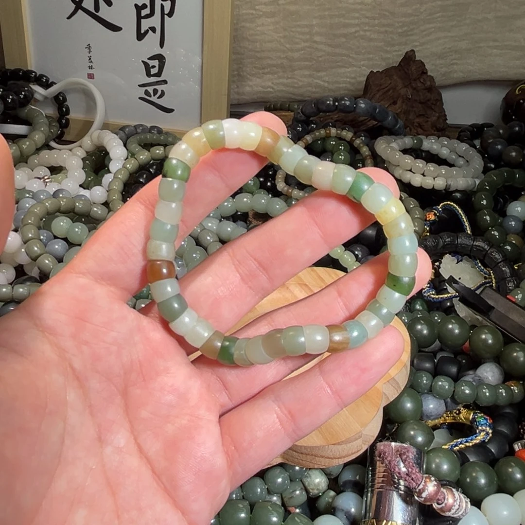 和田玉手链未镶嵌