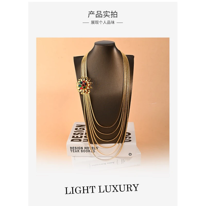 铜项链 欧美外贸款项链 Vintage中古项链