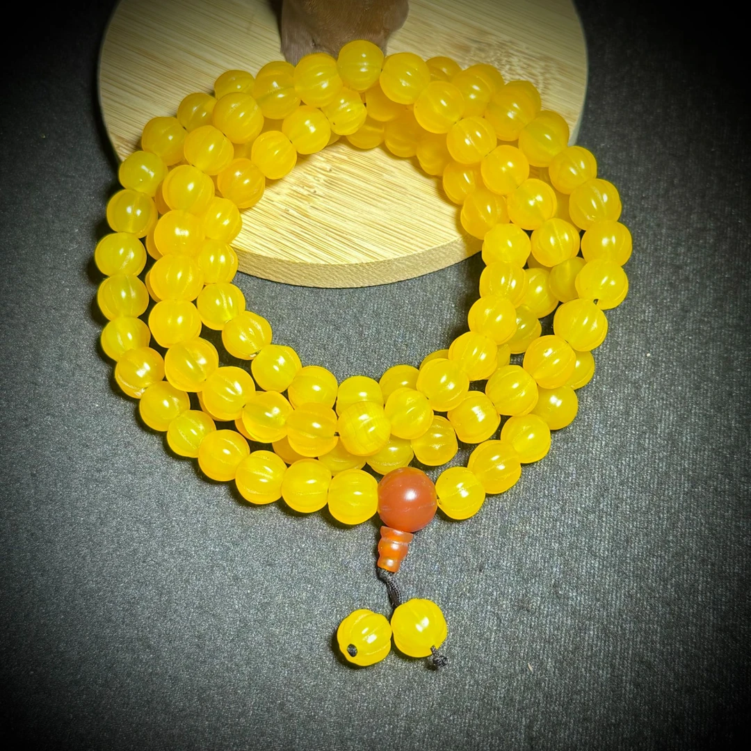 天然老矿玄黄帝珠玛瑙 多样性发其一B4006